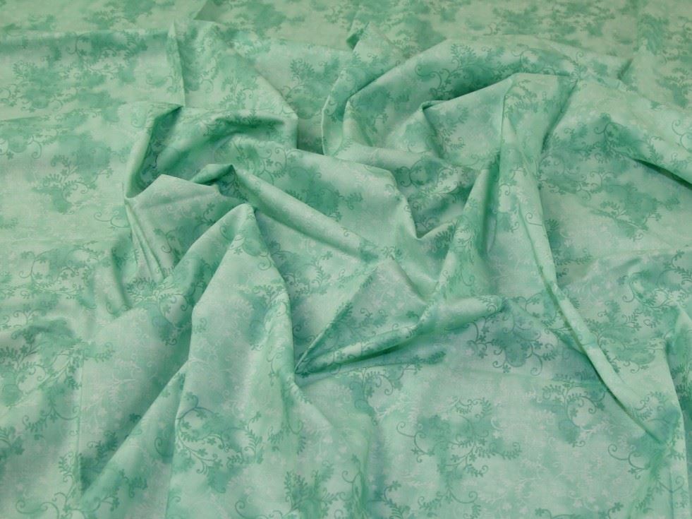 John Louden Mint 100% Cotton Fabric