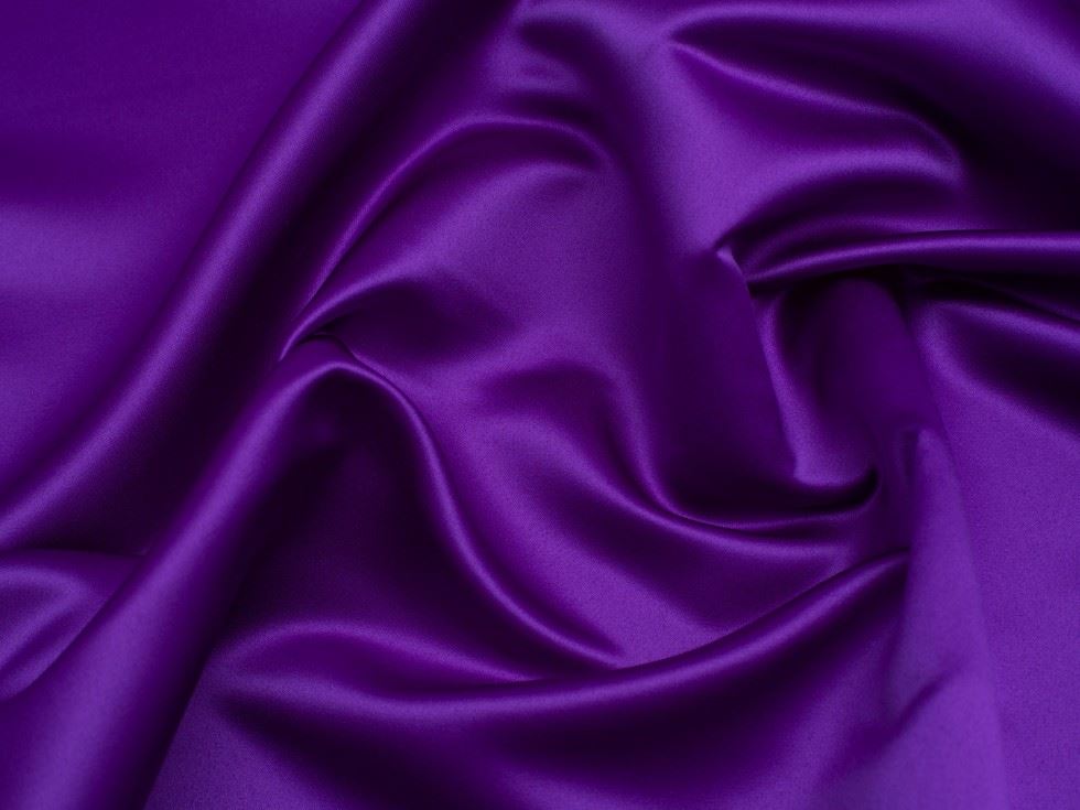 Minerva Core Range Classique Duchess Satin Fabric Violet