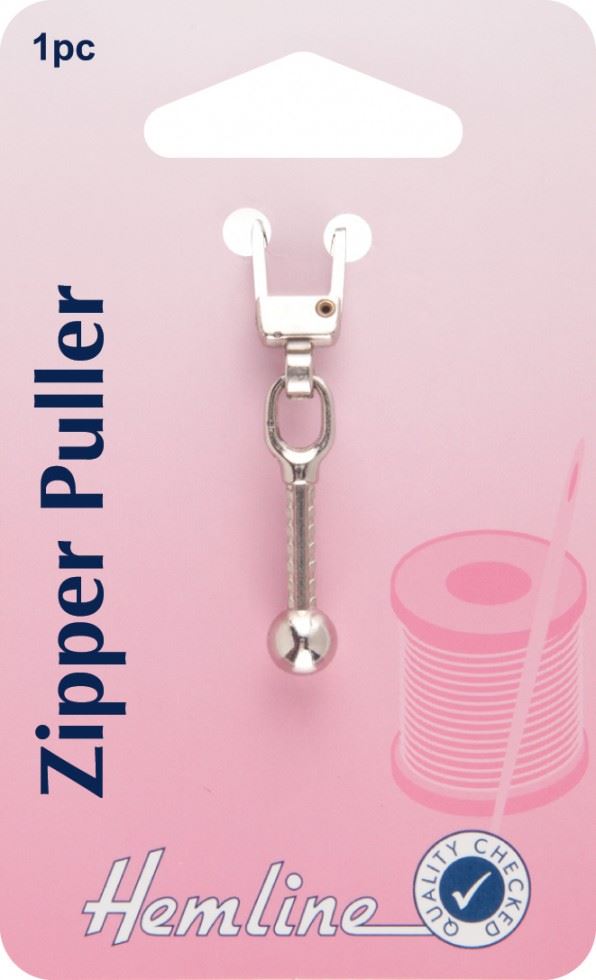 Hemline Silver Zip Puller