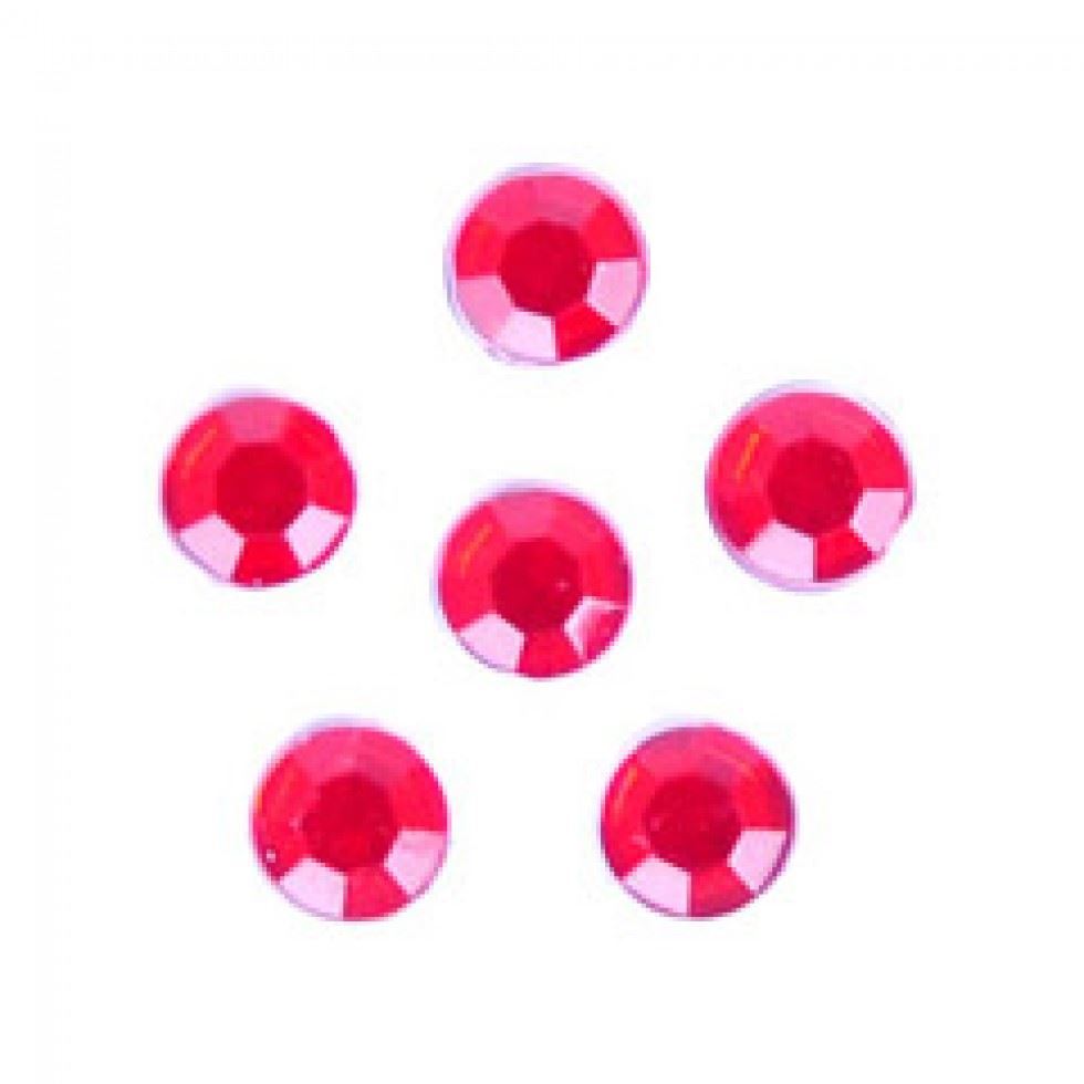 Trimits Red Round Stick On Diamantes