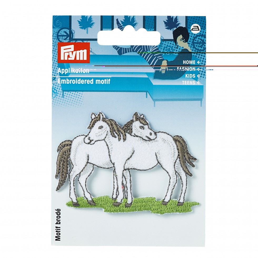 Prym White Patch Motif Horse