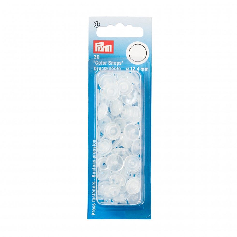 Prym Snaps Press Fasteners Transparent Shiny