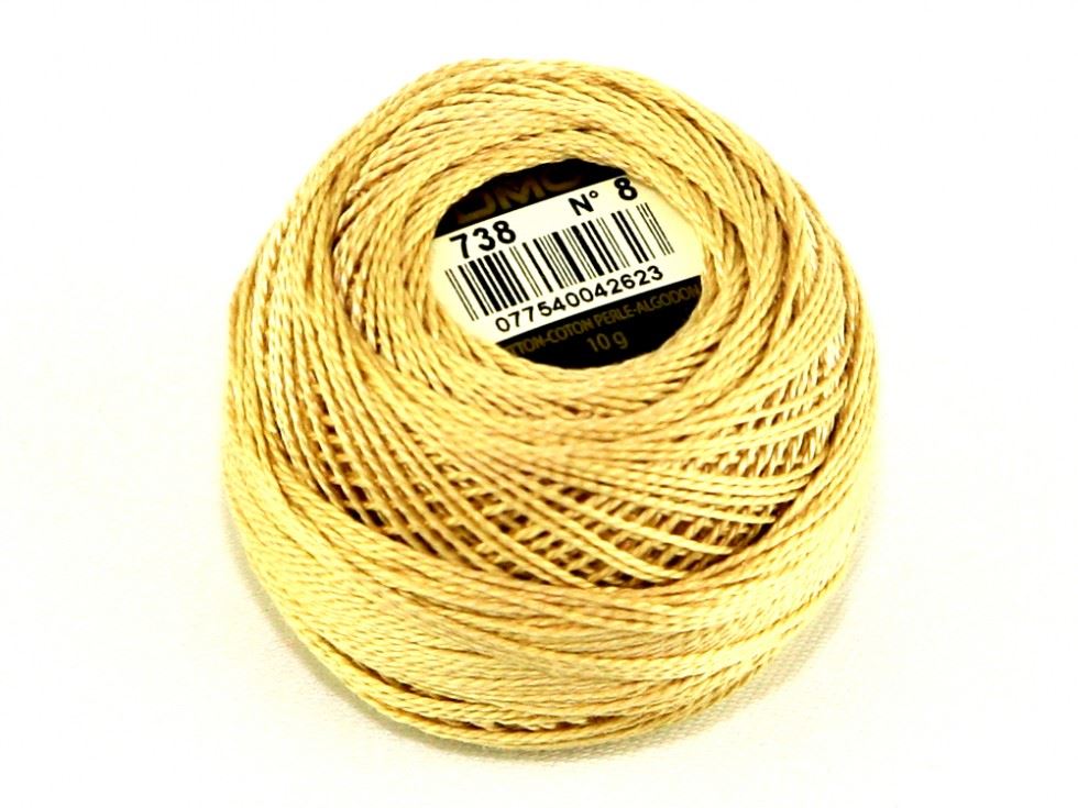 DMC Size 8 Cotton Perle Thread 738
 