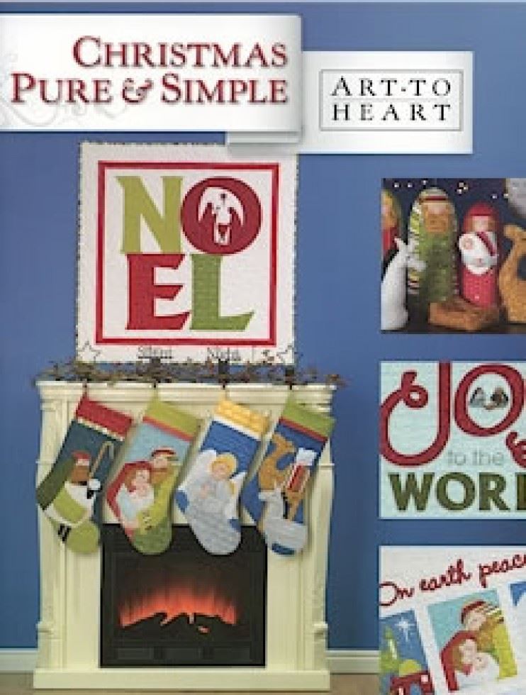 Art To Heart Quilting Book Christmas Pure & Simple
 