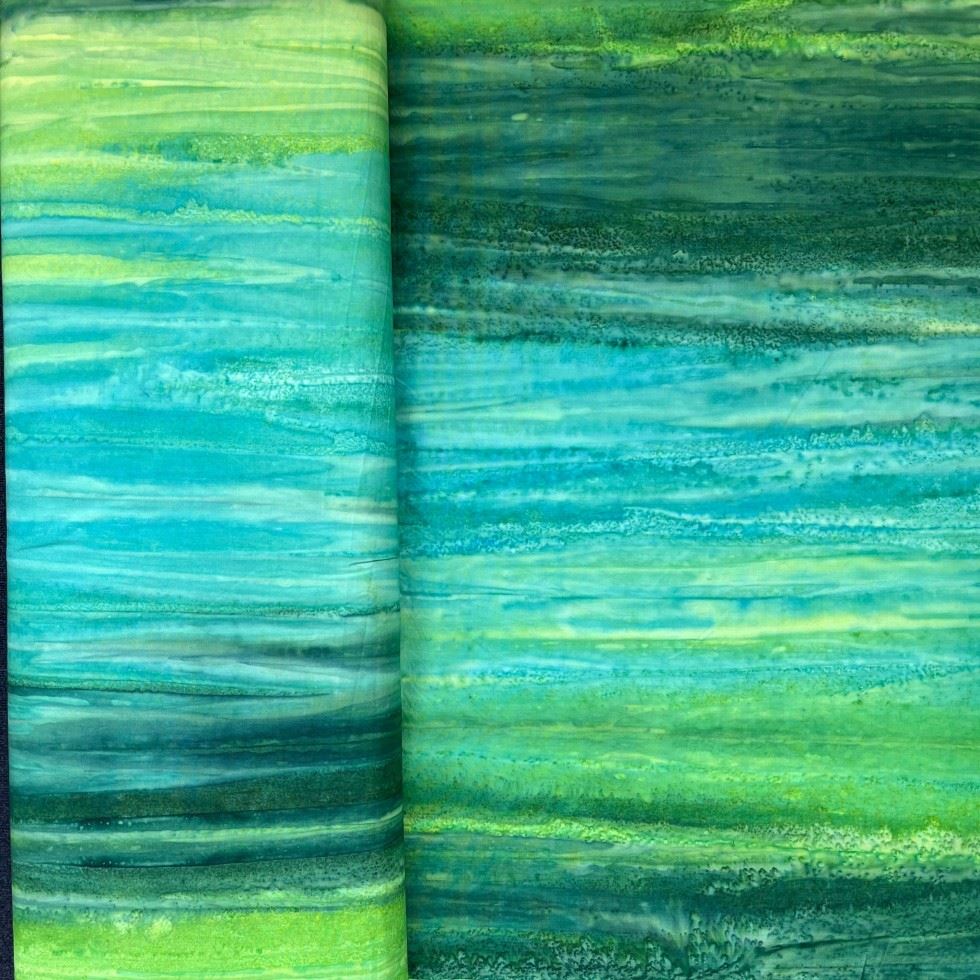 Kingfisher Landscape Cotton Batik Fabric 14
 