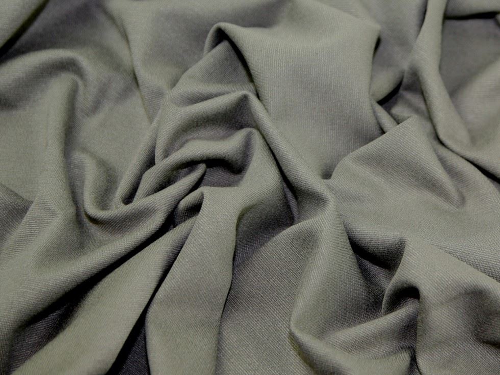 John Kaldor Roanne Ponte Roma Double Stretch Knit Fabric Mid Grey
 
