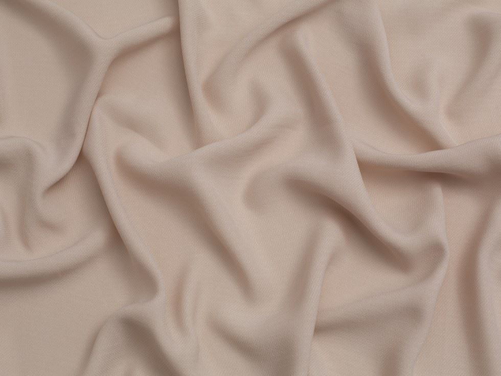 Airflow Textured Weave Polyester Crepe Fabric Stone