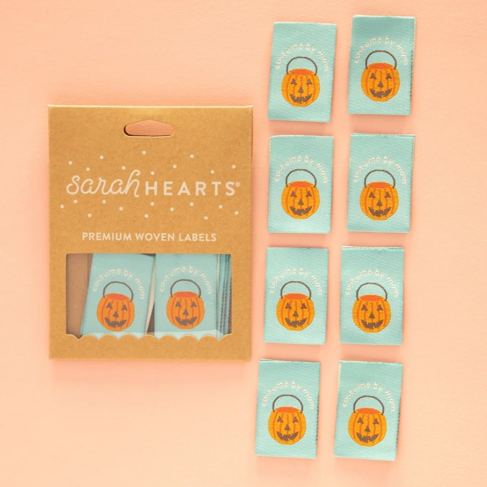 Sarah Hearts Costume By Mom Pumpkin Woven Labels
 