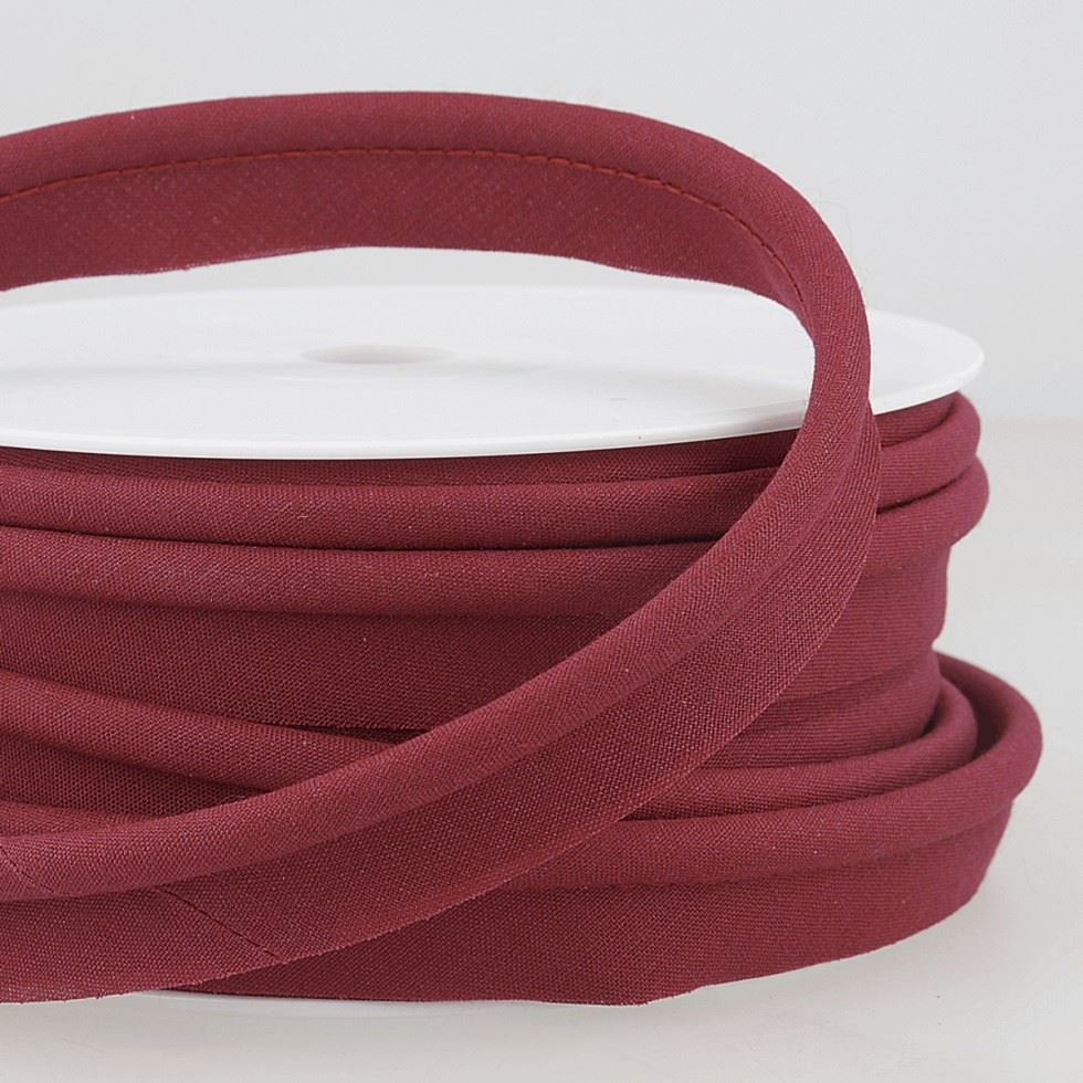 Stephanoise Flanged Piping Cord Burgundy