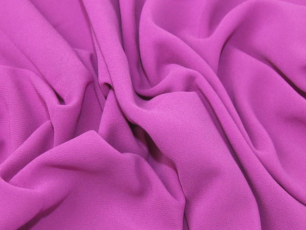 Deadstock Synergy Light Georgette Fabric Magenta
 