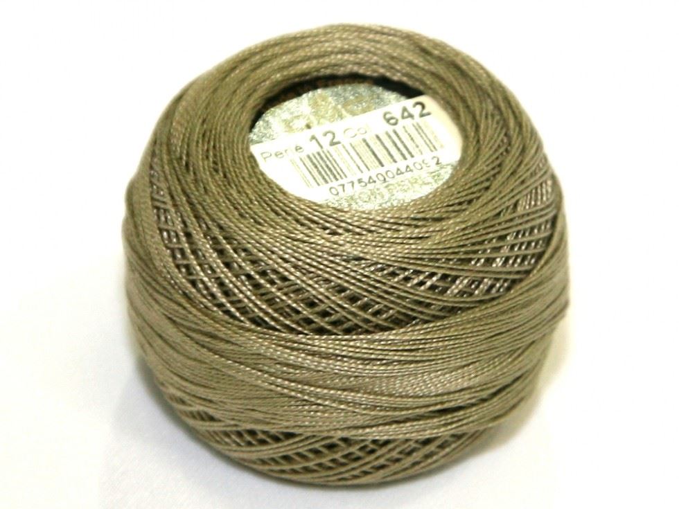 Dmc 642 Size 12 Cotton Perle Thread