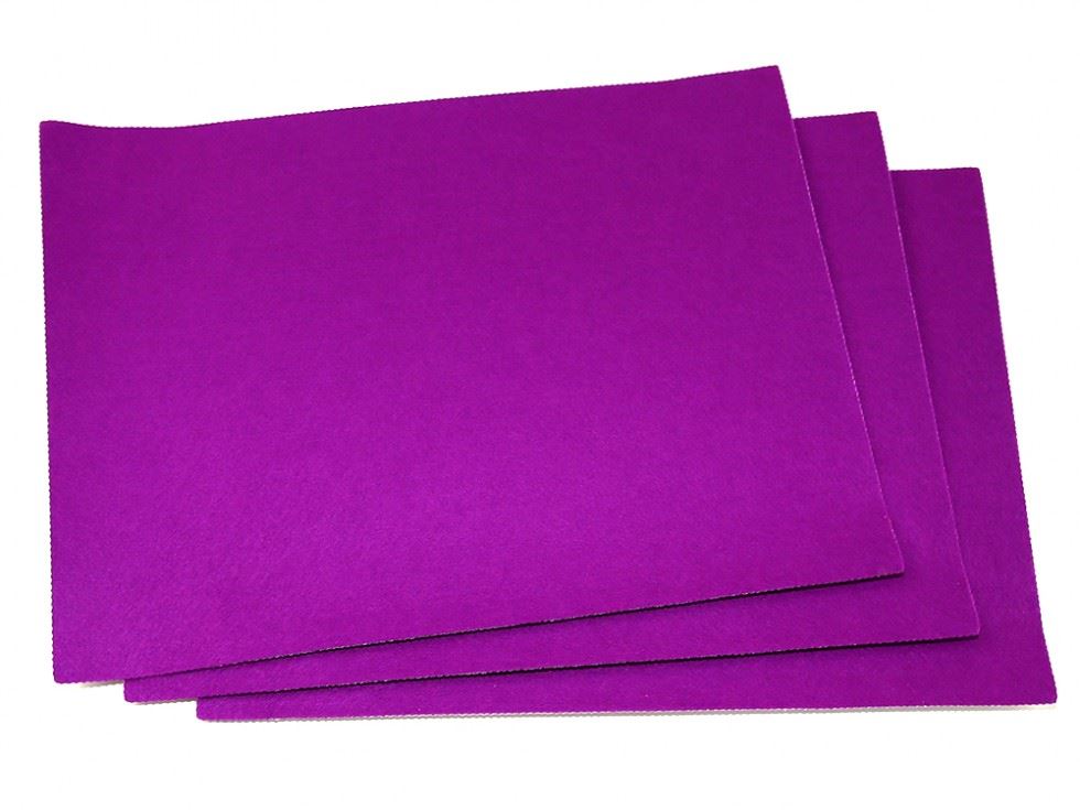 Minerva Core Range Thistle A4 Acrylic Felt Fabric Sheets