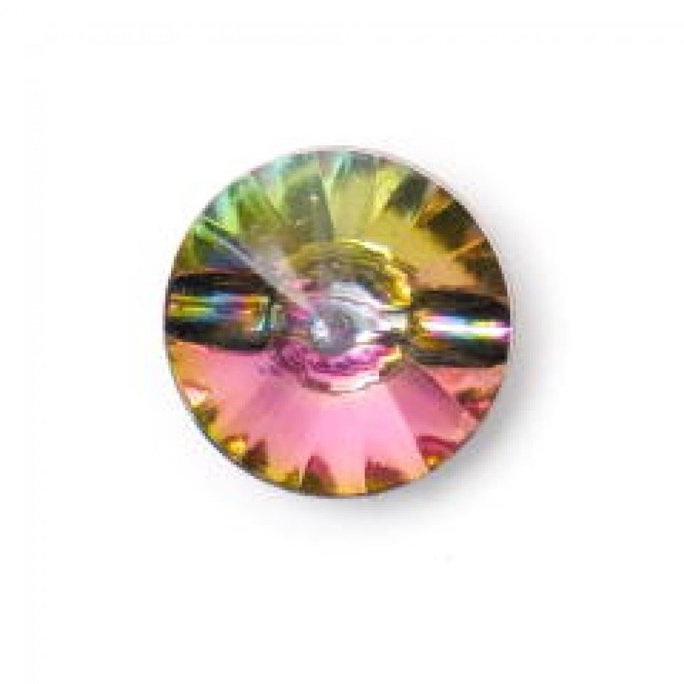 Crendon Clear / Multi Faceted Diamante Effect Buttons (Value Pack)