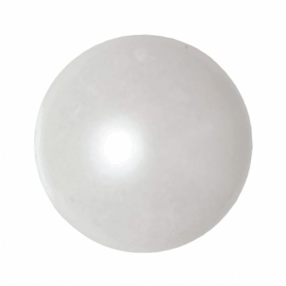 Hemline Round Domed Pearl Buttons Pearl Effect