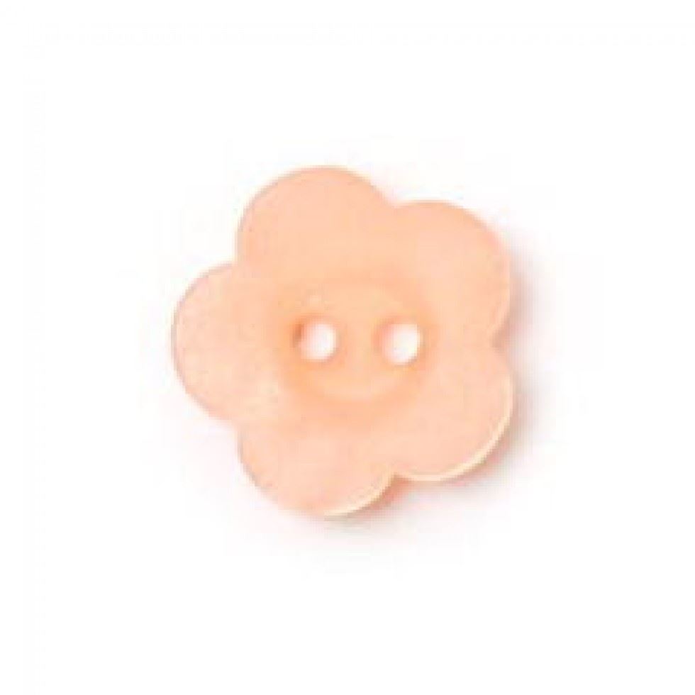 Crendon Light Pink Chalky Flower Buttons (Value Pack)