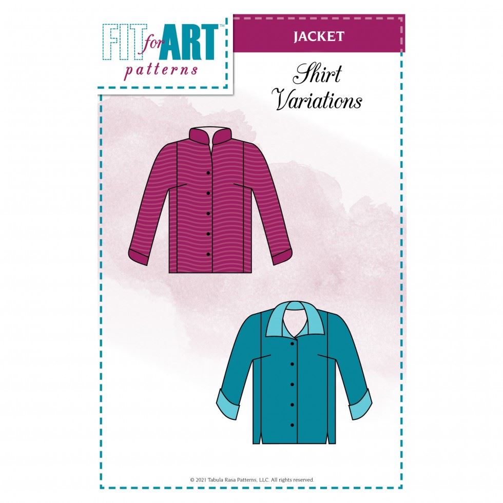 Fit For Art Shirt Variations For The Tabula Rasa Jacket Sewing Pattern