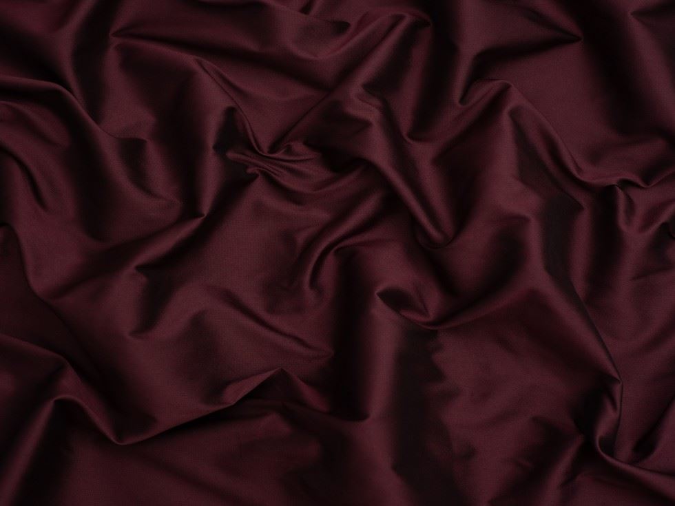 Minerva Core Range Wine Faux Silk Effect Taffeta Fabric