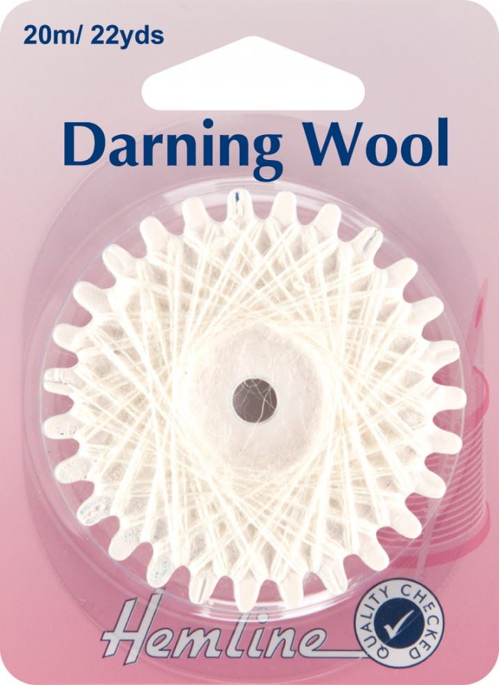 Hemline White Darning Thread