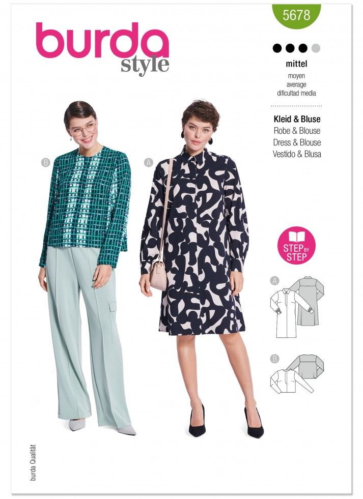 Burda Paper Sewing Pattern 5678
 