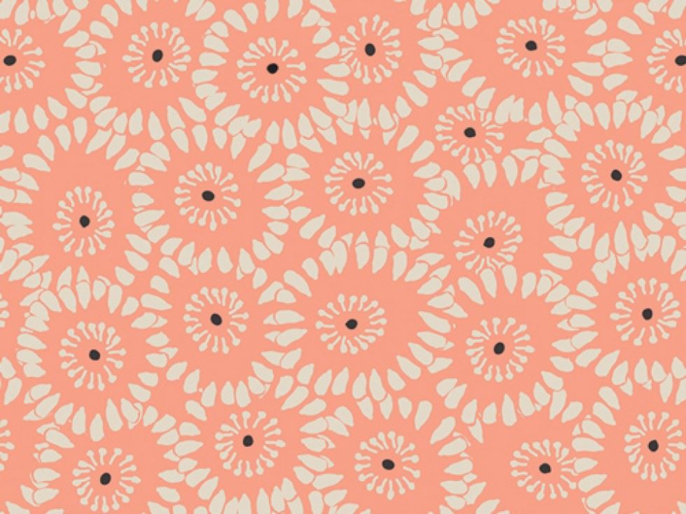 Art Gallery Fabrics Rapture 100% Cotton Poplin Fabric Rose