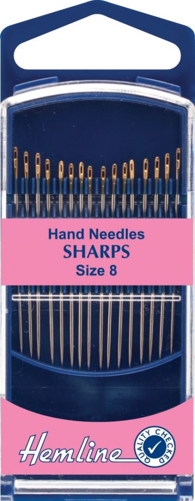 Hemline Gold Sharps Sewing Needles
