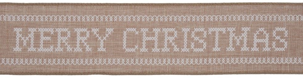 Christmas Wire Edge Ribbon
 