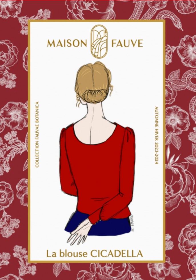 Maison Fauve Sewing Pattern Cicadella Blouse