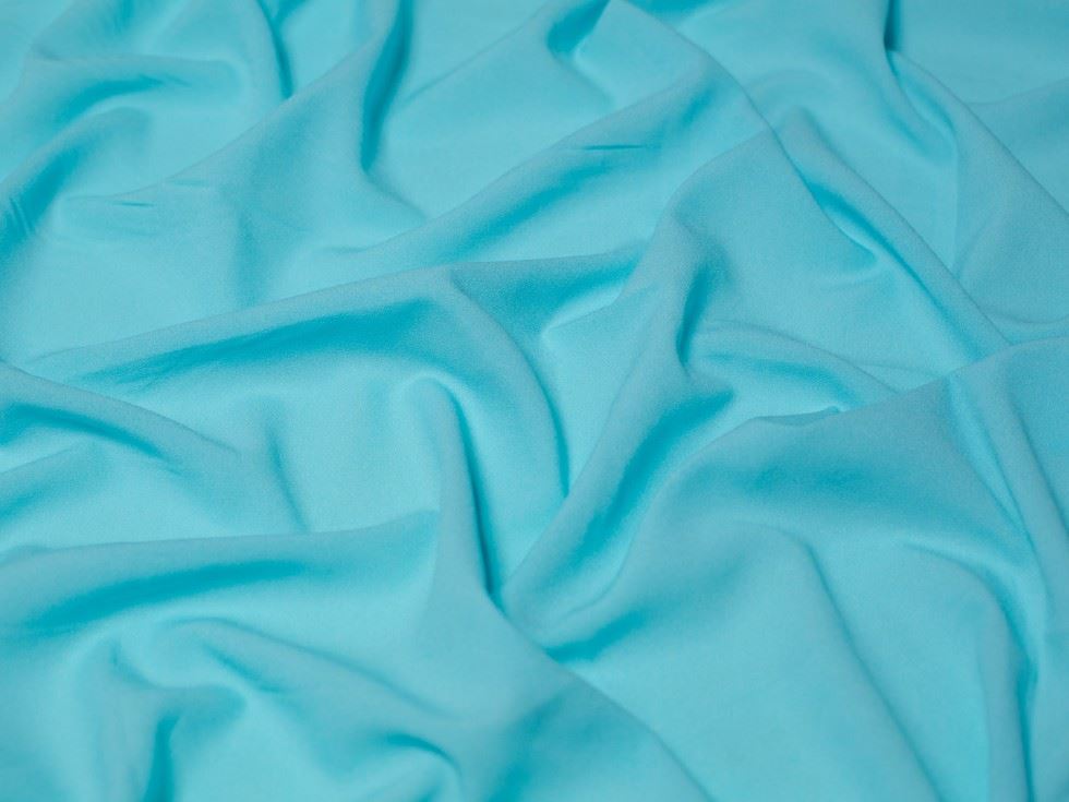 Minerva Core Range Aqua Single Georgette Fabric