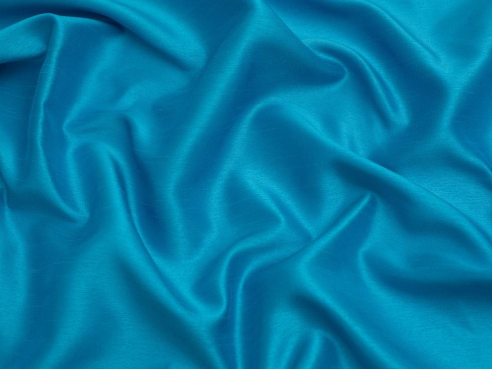 Minerva Core Range Turquoise Shantung Dupion Fabric