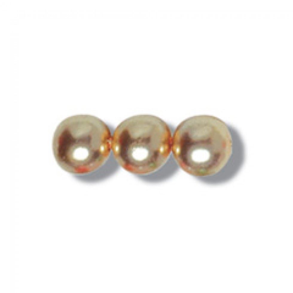Trimits Glass Pearl Beads Bulk Pack (Value Pack of 3) Gold
 