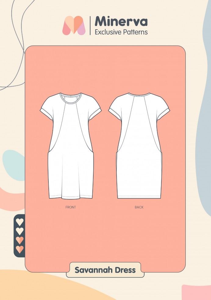 Minerva Exclusive Sewing Pattern Savannah Dress