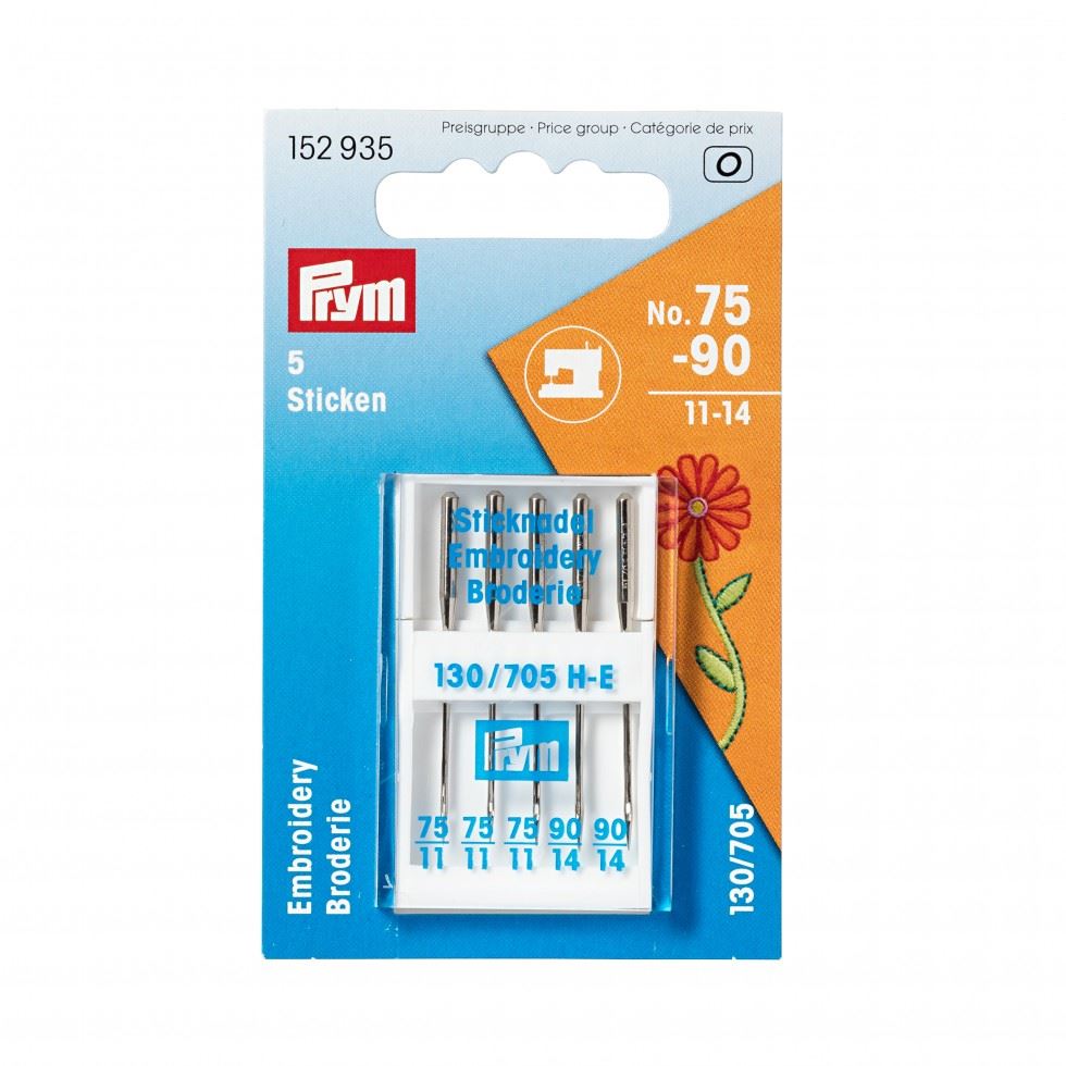 Prym Embroidery Machine Needles
 