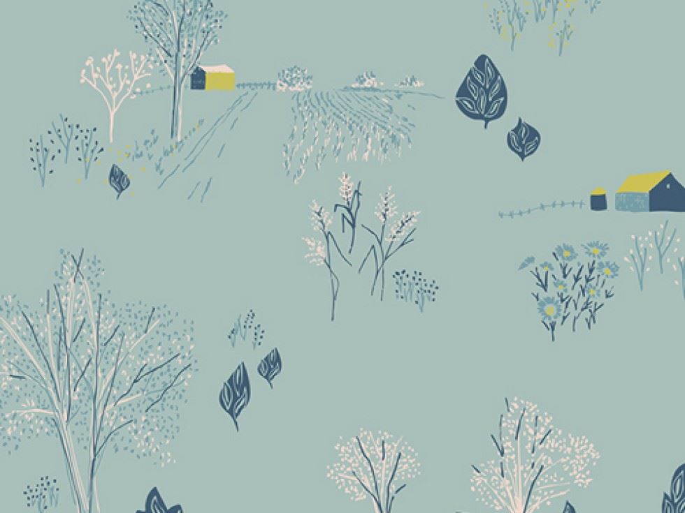 Art Gallery Fabrics Bountiful 100% Cotton Poplin Fabric