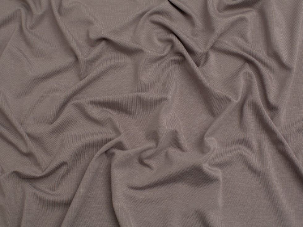 Minerva Core Range Bamboo Cotton Jersey Stretch Knit Fabric Cream
 