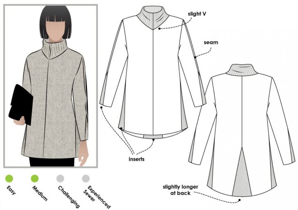 Style Arc Paper Sewing Pattern Mavis Tunic Top