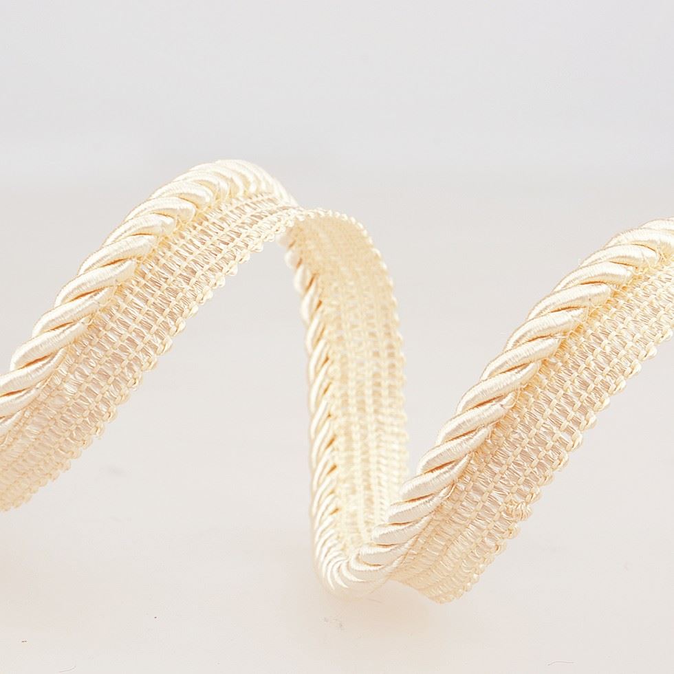 Stephanoise Flanged Piping Cord Ivory
 