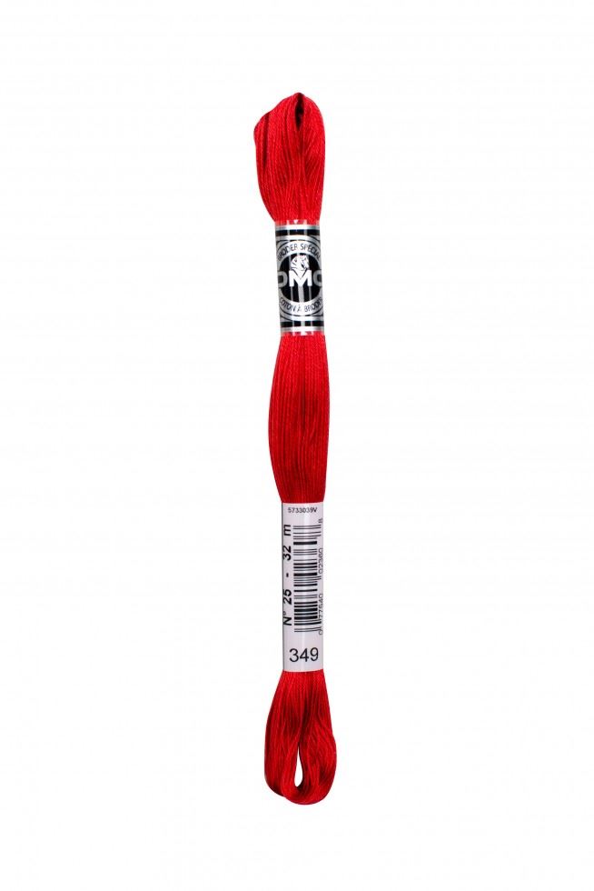 Dmc 349 Size 16 Coton A Broder Special Embroidery Thread