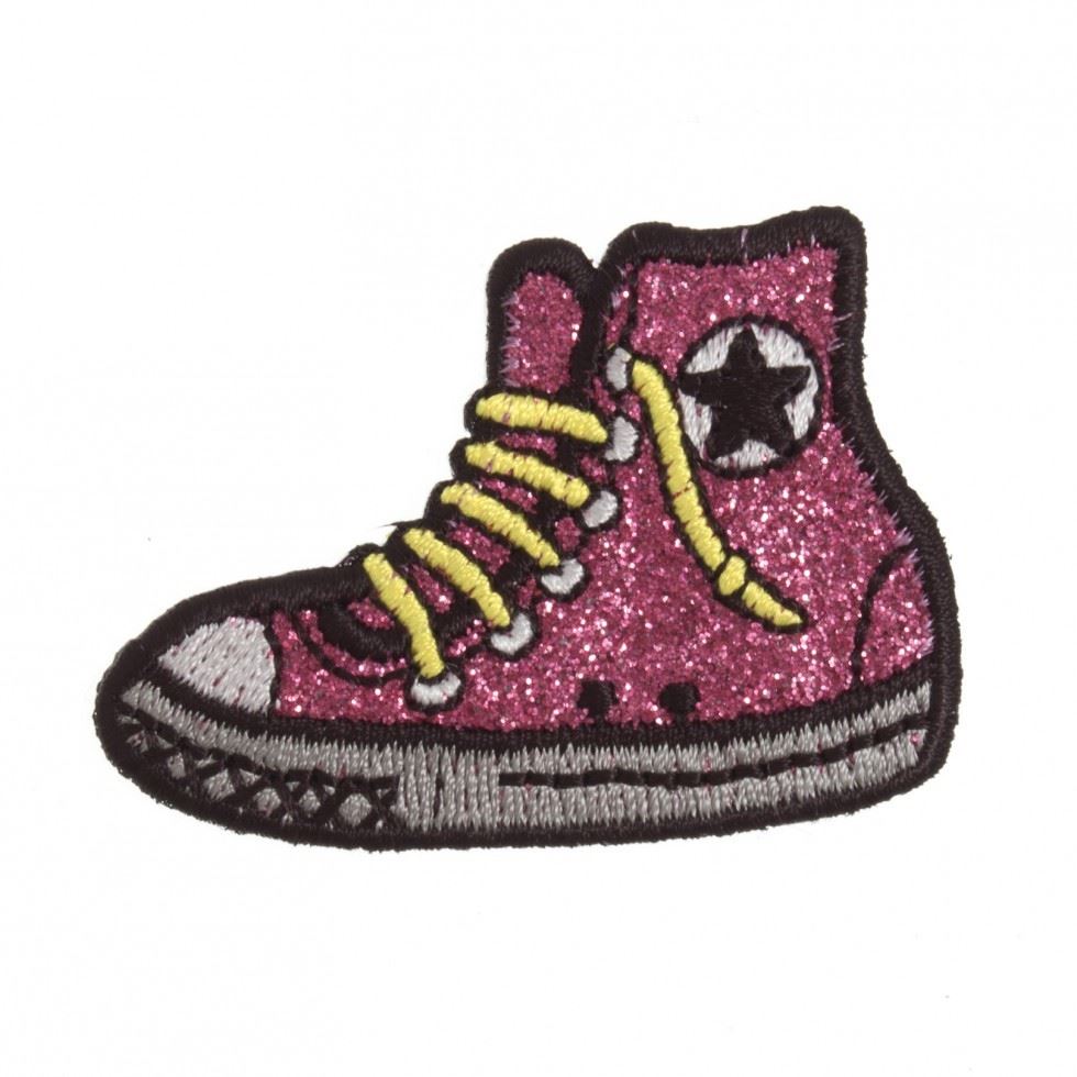 Craft Factory Patch Motif Glitter Plimsoll