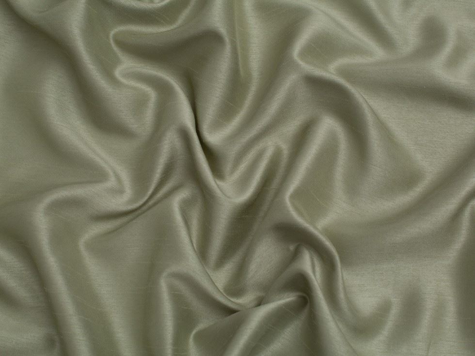 Minerva Core Range Sage Shantung Dupion Fabric