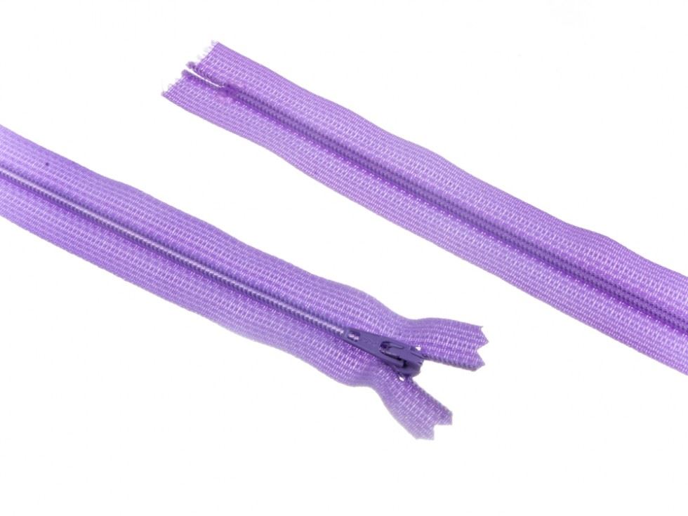 YKK Nylon Closed End Dress Zips Lilac