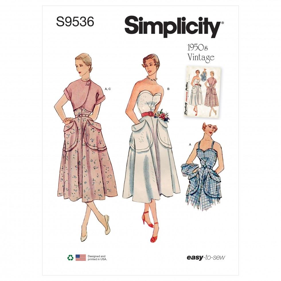 Simplicity Paper Sewing Pattern 9536
 