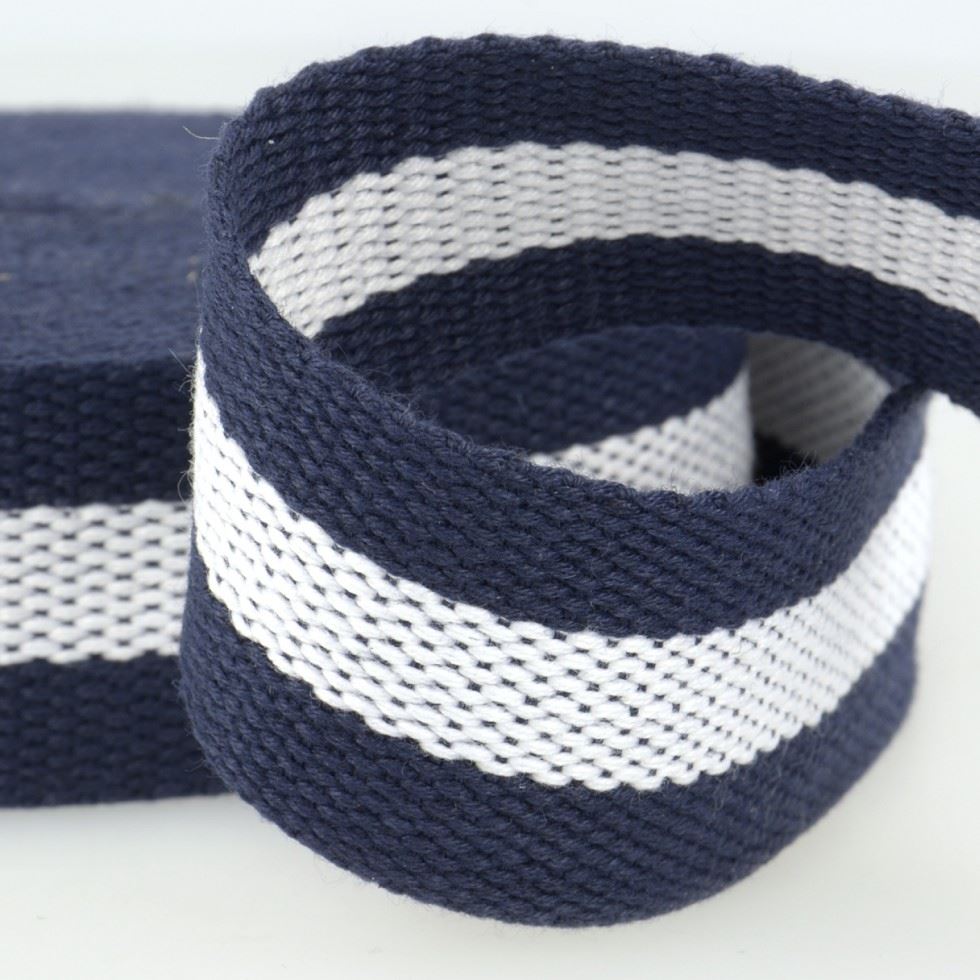 Stephanoise Two Tone Strap Webbing Blue White
 