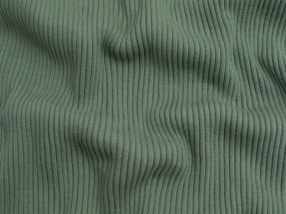 Minerva Core Range Mint Green Chunky Tubular Ribbing Stretch Knit Fabric