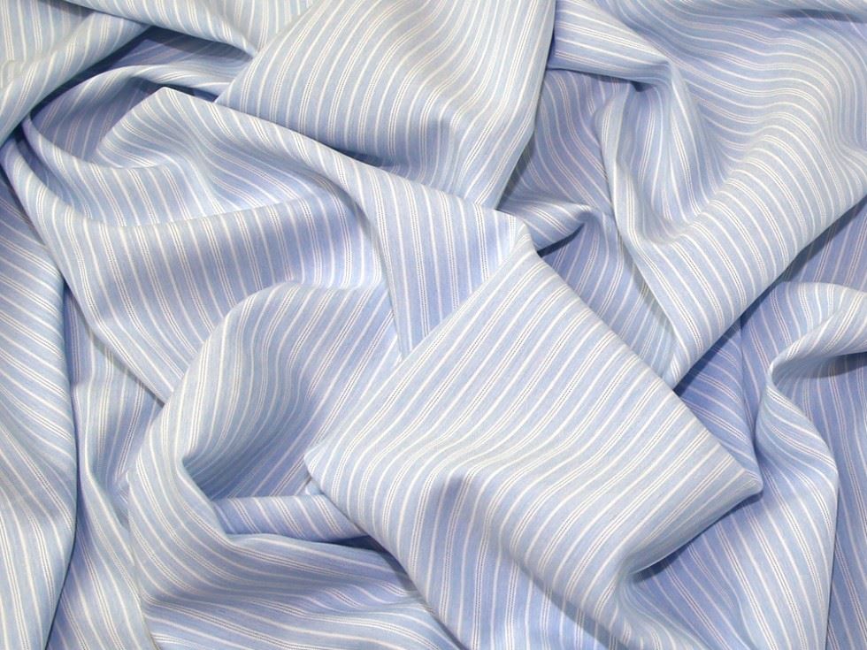 Lady Mcelroy Sky Blue Polyester Suiting Fabric