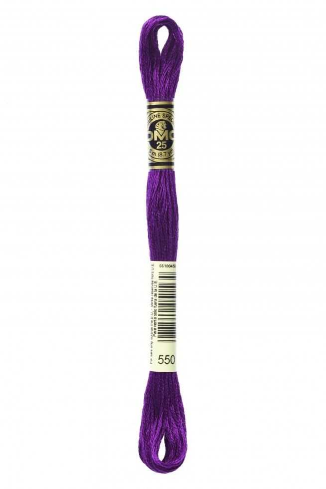 Dmc 550 Stranded Cotton Embroidery Thread