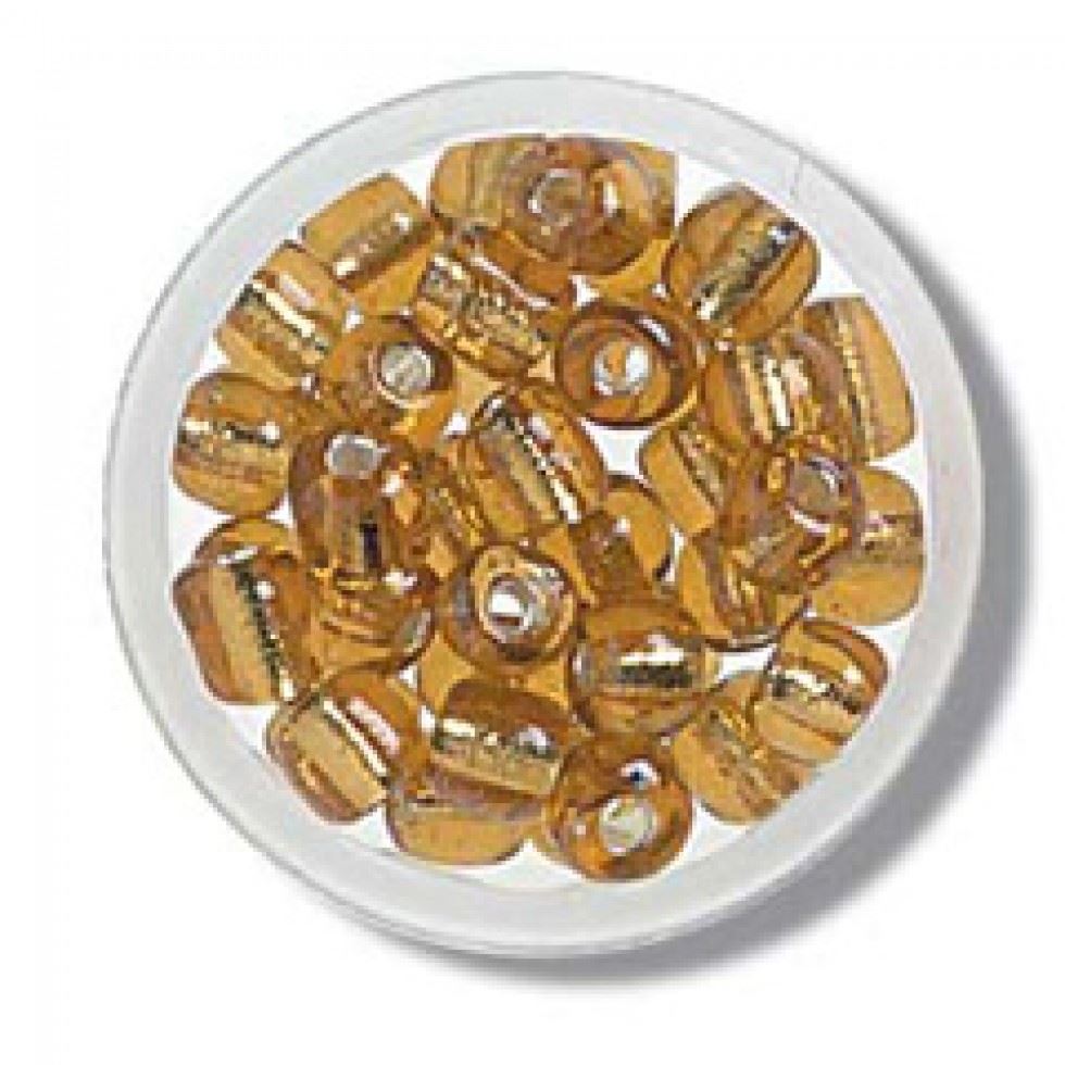 Trimits Gold Glass E Beads (Value Pack Of 5)