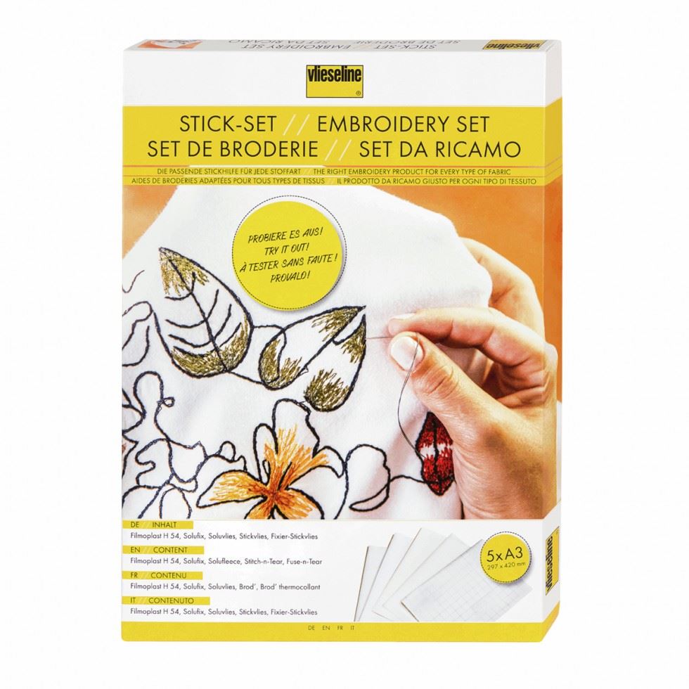 Vilene Vlieseline Embroidery Stabilisers Set
 