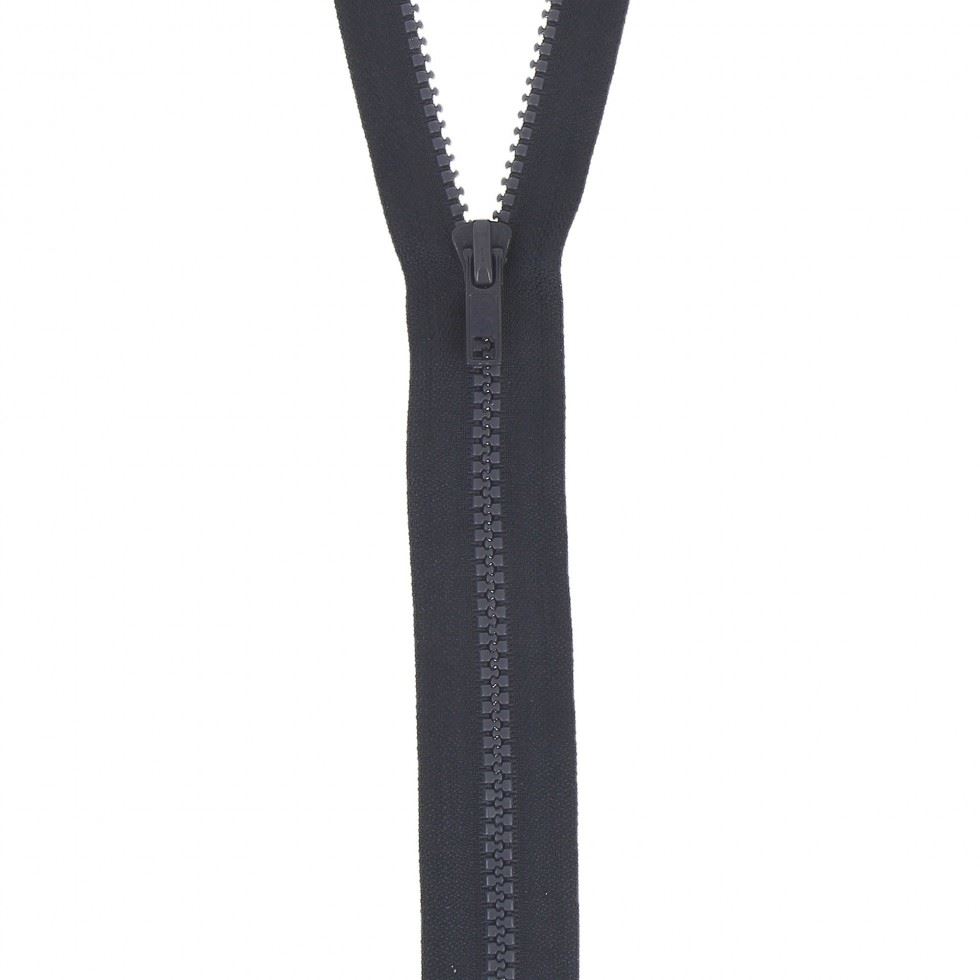 Milward Chunky Open End Zips Dark Navy