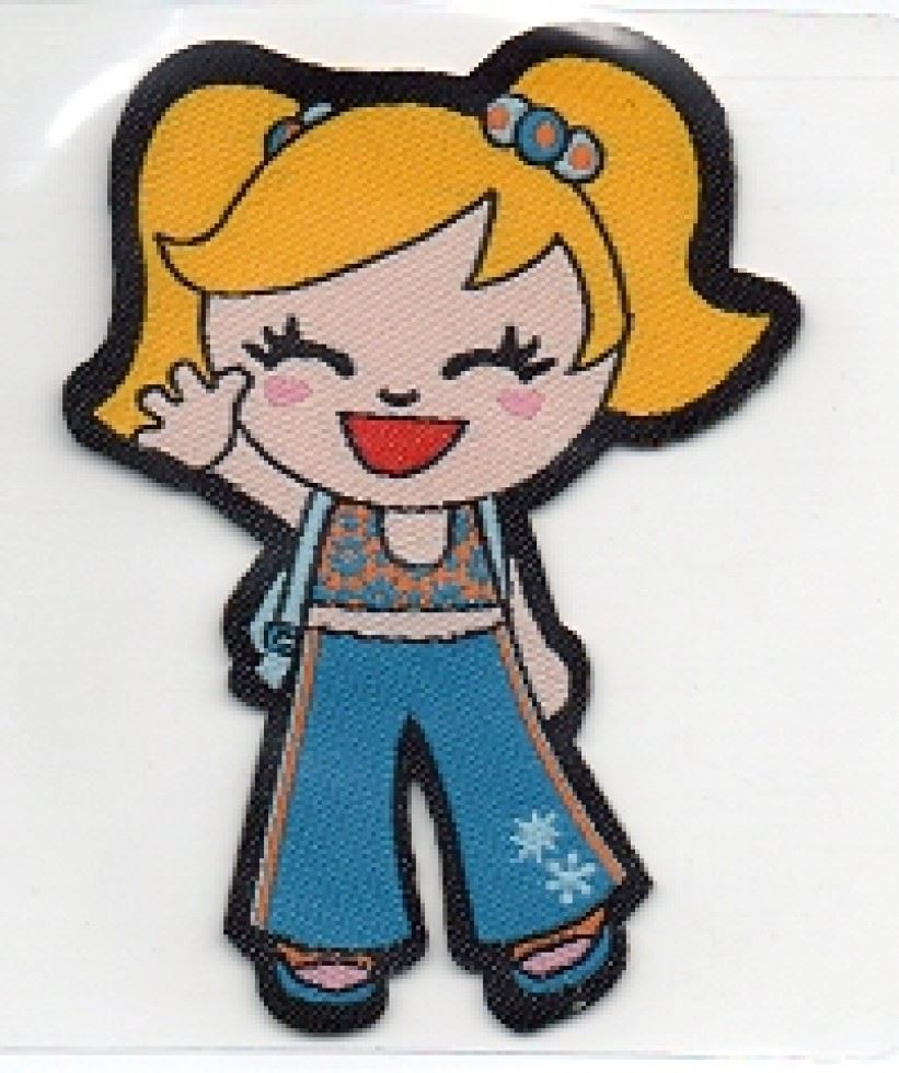 Craft Factory Girls Patch Motif