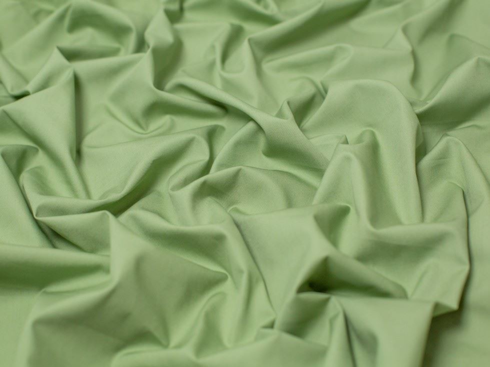 Minerva Core Range Light 100% Cotton Poplin Fabric Green
 